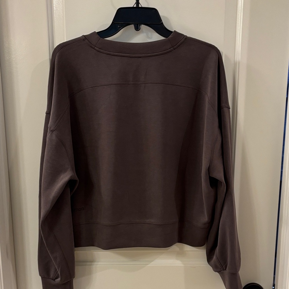 Lululemon Athletica Dark Brown Sweatshirt - Picture 3 of 3